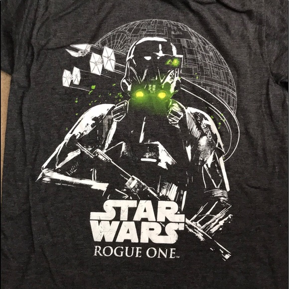 Star Wars Rogue One Black T-shirt - Picture 2 of 3